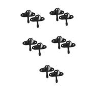 DIYEAH 10 Ensembles Lot de Verrous de Sécurité pour Fenêtres Coulissantes Horizontales Serrure de Remplacement et Flexible Protection Pratique pour Portes et Fenêtres