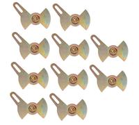 DIYEAH 10 Pcs Buse à Gaz pour Cuisinière à Propane Alliage Mélange Air-gaz Adaptateur pour Cuisson la Maison