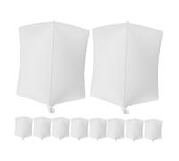 DIYEAH 10 pièces Ballons Blancs Gonflables Ballons Écrits Décoratifs pour Mariage Anniversaire et Fête Surface Écrivable pour Souhaits Léger et Facile à Gonfler Décoration Intérieure et