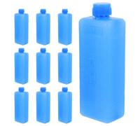 DIYEAH 10 Pièces Bloc de Congélation Bleu pour Ventilateur Air Cooler en Pe, Refroidissement Rapide et Utilisation Facile, Maison en Été