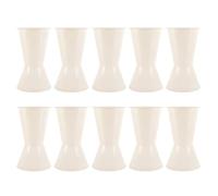 DIYEAH 10 pièces Bouquet Holder Base Petit Blanc Support Plastique Stable pour Décoration Mariage et Fleurs Porte Bouquet pour Table et Ateliers Floraux
