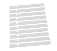 DIYEAH 10 Pièces Cache Facile à Installer Retirer, Dimensions 8,20x0,75x0,50cm Anti-poussière en Silicone Protège Efficacement la Poussière pour Slot Pci de Carte Mère