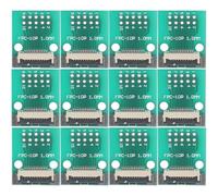 DIYEAH 10 Pièces Carte de Conversion Fpc 10 Broches 2.54/1.0 en Pvc Vert Portable Compatible Câbles et Cartes Adaptatrices pour Écrans Lcd et Ordinateurs Portables