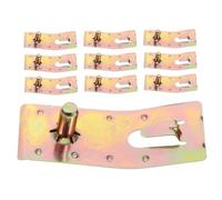 DIYEAH 10 pièces Clip de Sécurité pour Rayonnage Palette Galvanisé Verrou de Poutre Résistant pour Protection Entrepôt