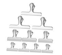 DIYEAH 10 Pièces Clips de Serrage Alimentaire Polyvalents T Forme Lot de Petits Moyens et Grands Clips Réutilisables pour Cuisine Bureau et Maison Forte Prise pour Conservation