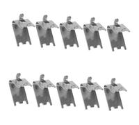 DIYEAH 10 pièces Clips Inox Support Étagère Frigo Crochet Freezer Robuste pour Balconnet et Clayette Congélateur Simple à Installer