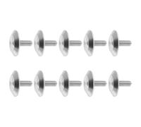 DIYEAH 10 Pièces Clous pour Bandes Podotactiles en Acier Inoxydable Argenté, Installation Facile et Haute Visibilité, Personnes Malvoyantes les Aéroports et Zones Urbaines