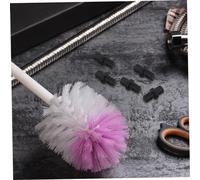 DIYEAH 10 pièces Connecteur de Manche Brosse Wc Adaptateur à Verrouillage Automatique Embout Plastique Robuste Remplacement pour Brosse Standard