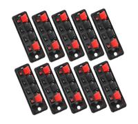 DIYEAH 10 pièces Connecteurs de Fils pour Haut Parleur et de Fiables pour Câbles Audio et LED Terminal de Liaison pour Tests et Applications Multiples