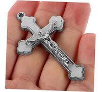 DIYEAH 10 pièces Cross Charms Set For DIY Jewelry Making Jesus Crucifix Pendants With Fade Resistant Finish Compatible With Necklaces Bracelets Earrings Keychains Small Religious Craft