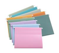 DIYEAH 10 Pièces Dossier Suspendu Extensible A4 en Plastique Onglets | Organisation, Tri Clair des Papiers, Rangement Compact, Usage École et Bureau, Usage Quotidien