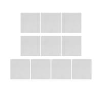 DIYEAH 10 Pièces Feuilles de Pochoirs Vierges et Adapté aux Projets de Décoration DIY en Plastique Pet Translucide Blanc Matériau Solide pour Loisirs Créatifs