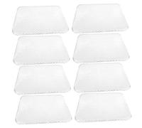 DIYEAH 10 pièces Grill Liners Aluminium Jetables Grill Mesh Rectangulaire Antiadhérent Résistant Chaleur pour Barbecue Extérieur et Cuisson Au Four Nettoyage Facile et Cuisson Uniforme
