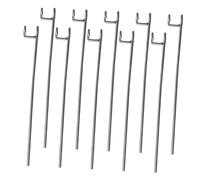 DIYEAH 10 pièces Lot de Barres de Porte Fer Inoxydable pour Cage à Pigeons Système Unidirectionnel Anti-évasion Accessoires Robustes et Faciles à Installer pour Gestion des Pigeons