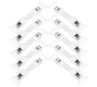 DIYEAH 10 pièces Lot de Clips de Signalisation Pivotants Plastique pour Supermarché Porte-étiquettes Pratique pour Affichage des Prix et Annonces Supports Publicitaires Petits pour