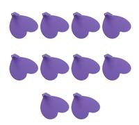 DIYEAH 10 pièces Lot de Crochets Fer Autocollants Forme de Cœur Accroche Murale Pratique et Solide pour Suspensions pour Maison Décoration Intérieure