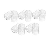 DIYEAH 10 Pièces Lot de Protections Gouttières Aluminium Maille Métallique Filtres Crépines Résistants Aux Intempéries pour Tuyaux de Descente Garde Gouttière Durables Bouchage et Débris