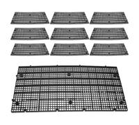 DIYEAH 10 Pièces Panneau en Plastique Alvéolé pour Grille de Fond