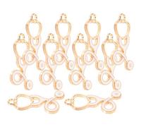 DIYEAH 10 Pièces Pendentifs Stéthoscope de Charmants pour Diy Bijoux et Accessoires Infirmiers