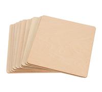 DIYEAH 10 pièces Planches DIY Planches Carrées Lisses pour Artisanat Peinture Sculpture et Modélisme Créatif pour Adultes