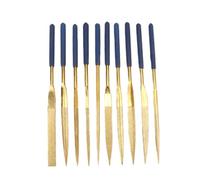 DIYEAH 10 Pièces Set de à Aiguille Revêtues de Diamant pour Sculpture sur et Réparation Outils Manuels pour Bricolage pour la Pierre et Autres Matériaux