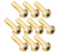 DIYEAH 10 Pièces Tube de Mèche pour Lanterne à Pétrole, Style Vintage | Installation Facile, Résistant à Rouille, pour Ateliers D'artisanat et Entretien des Lampes