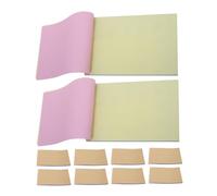 DIYEAH 10 Pièces Unlined Pocket Notepad Kraft Paper Copy Memo Book For Business Travel Accounting And Order Tracking