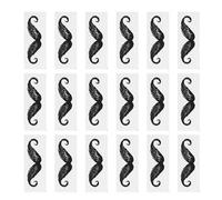 DIYEAH 100 Autocollants Petit Protège-moustaches en Polypropylène, Accessoires pour Épilation du Nez et Barbe, Autocollants Moustache à Usage Quotidien, 1 Petit Format, Protections