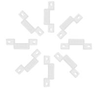 DIYEAH 100 Clips de Fixation Accessoires Sécurisant L'installation Stable des Rubans LED pour Bande Lumineuse LED en Plastique Blanc Pack de 100 Pièces