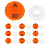 DIYEAH 100 étiquettes auriculaires numérotées de 1 à 100 pour lapins et ovins. Ces étiquettes d'identification sont idéales pour l'élevage de moutons, de veaux et de volailles.