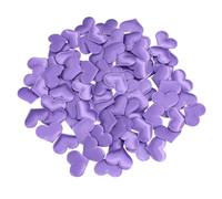 DIYEAH 100 Pcs Confettis de Cœur en Éponge pour Mariage, Pétales D'éponge pour Décoration Table, Création d'une Ambiance Romantique, Réutilisables, Couleur Pourpre