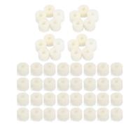 DIYEAH 100 Pièces Bagues Éponge Blanches pour Marqueur Peinture Compatibilité et Libération du Pigment, Accessoire pour Création Artistique Précise