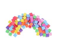 DIYEAH 100 Pièces Blocs Colorés pour Garçon Fille Outils Apprentissage Mathématique et Comptage pour Écoles et