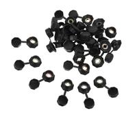 DIYEAH 100 Pièces Bouchons Étanches pour Vis de Toiture en Plastique Gris, | Pose Rapide, Usage sur Toits Métalliques, Carports et Usines, Couvre Vis pour Protection Météo Solide