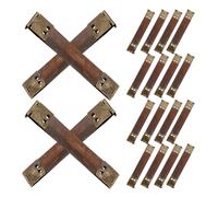 DIYEAH 100 Pièces Cadres Flexibles Internes Métalliques Clips à Ressort pour Sacs à Main Porte et Bricolage Vert Foncé