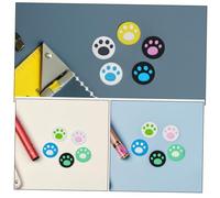 DIYEAH 100 pièces Cat Paw Silicone Joystick Caps for Controller Non Slip Thumb Grip Covers with Cute Animal Design Easy Installation Replacement Accessories