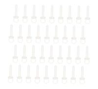 DIYEAH 100 Pièces Couvre Bouchons pour Boules de Noël Transparentes Accessoires Suspendus Universels pour Décorations Diy Résistants et Faciles à Utiliser