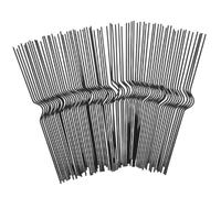 DIYEAH 100 Pièces Crochets Suspendus pour Calendriers et Bannières Crochets Amovibles Double Coil pour Albums Photo et Notebooks Noir