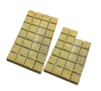 DIYEAH 100 pièces Cubes de Culture Soilless Hydroponique Substrat de Bouturage Léger et Perméable pour Semis Plantes Intérieur et Jardin Balcon