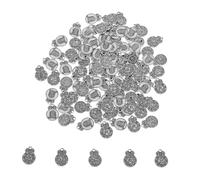 DIYEAH 100 Pièces Five Element Charm Necklace Pendant Set Vintage Alloy Blessing Jewelry For DIY Crafting And Accessories Mixed Style