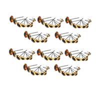 DIYEAH 100 Pièces Glass Realistic Eyeballs for Doll Making Needle Felting and Plush Animals Safety Eyes Set for Crochet Toys and Stuffed Puppets Quick Secure Attachment