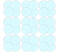 DIYEAH 100 Pièces Jetons de Bingo en Acrylique, 19mm, Bleus, Marqueurs de Comptage Transparents, Faciles à Manipuler, pour Jeux de Bingo et Activités Éducatives