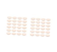 DIYEAH 100 Pièces Lot de Pendentifs Ronds Naturel pour Fabrication de Bijoux Accessoires Durables pour Création de Boucles Oreilles DIY Breloques Charms pour Parures Femme et