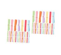DIYEAH 100 Pièces Papier à Coloré avec Anneau Métallique Mini Rouleaux Créatif pour Messages Personnalisés pour et Loisirs Créatifs Couleur Aléatoire