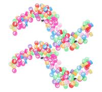 DIYEAH 100 pièces Perles Plates Rondes Argile Polymère Motif Taichi Harmonieuses Intercalaires pour Bracelets DIY Colliers et Boucles Doreilles
