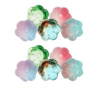 DIYEAH 100 Pièces Perles Verre Forme de Clochette Colorée Breloques Mixtes pour Bracelets Colliers et Boucles Oreilles DIY Légères et Durables Accessoires Uniques pour Créations