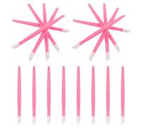DIYEAH 100 Pièces Stylo de Placement pour Décorations D'ongles en Pp Rose, Outil Polyvalent et Précis pour Repousse-cuticules, pour Salon et Sessions DIY Personnelles