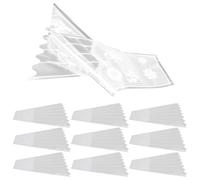 DIYEAH 100 Pochettes Transparentes pour Bouquets de Fleurs en Opp Résistant, Format 10 28x45 Cm, Paquet D'emballage pour Fleuristes, pour Fêtes et Compositions