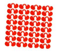 DIYEAH 1000 pièces Lunettes Poule Anti-picage Rouge Réutilisables Protège-yeux Poulet Moyen Format Matériel Épaissi Résistant pour Élevage Volaille Lot