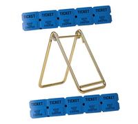 DIYEAH 1000pièces Billets De Tombola Doubles Vierges pour Collecte De Fonds Enchères Événements Feuilles Imprimables Lot de Billets